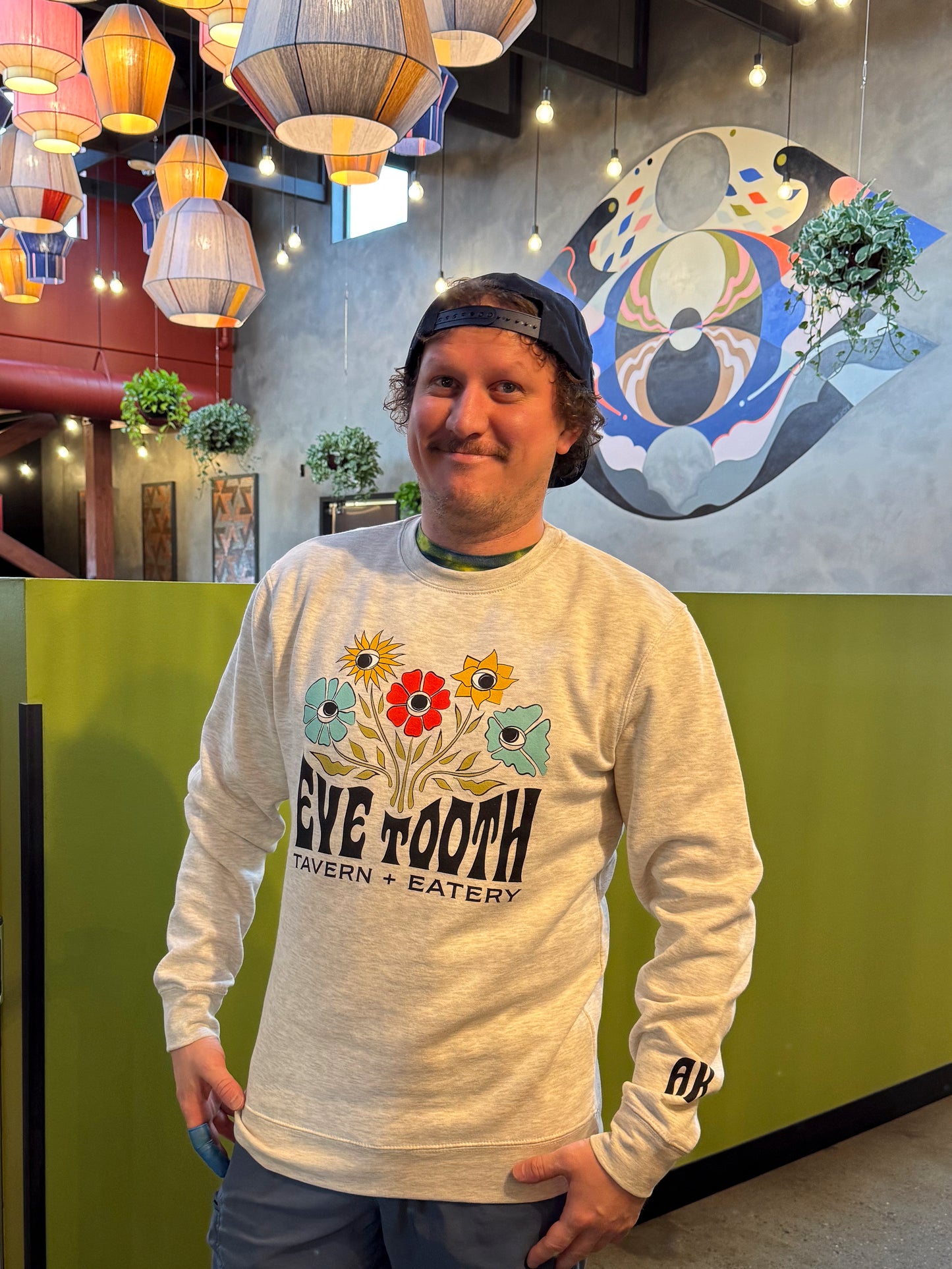 Eye Tooth Flowers Crewneck