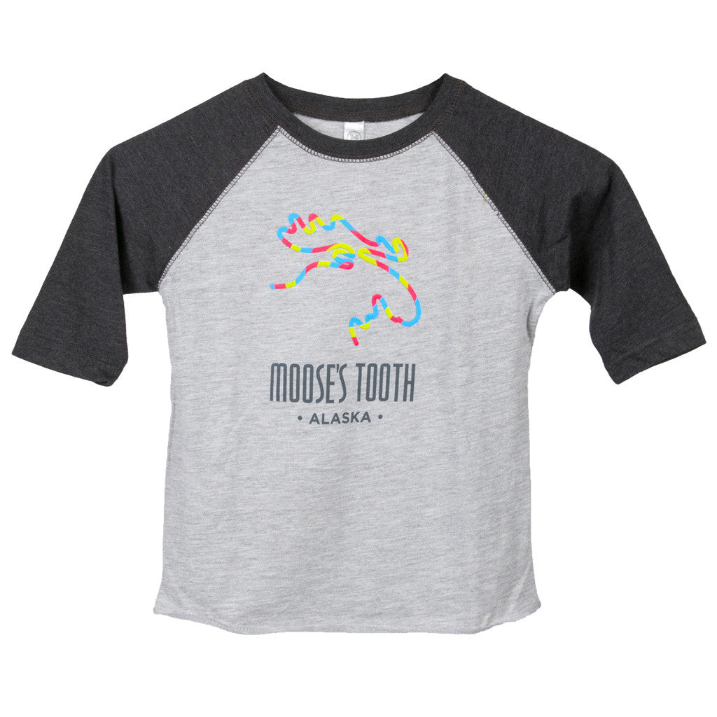 Kid's Moose Baseball Tee (More Colors!)