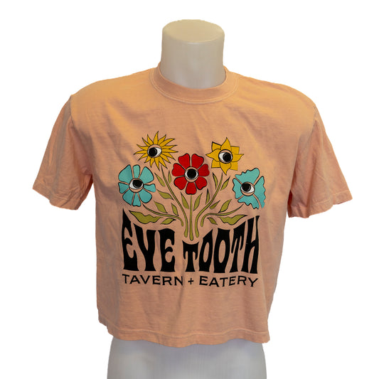 Eye Tooth Flowers Crop Tee