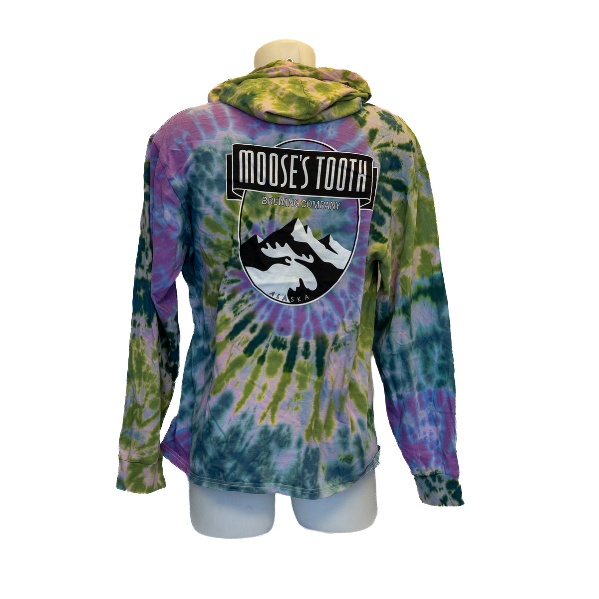 Moose's Tooth Tie-Dye Hooded Tee