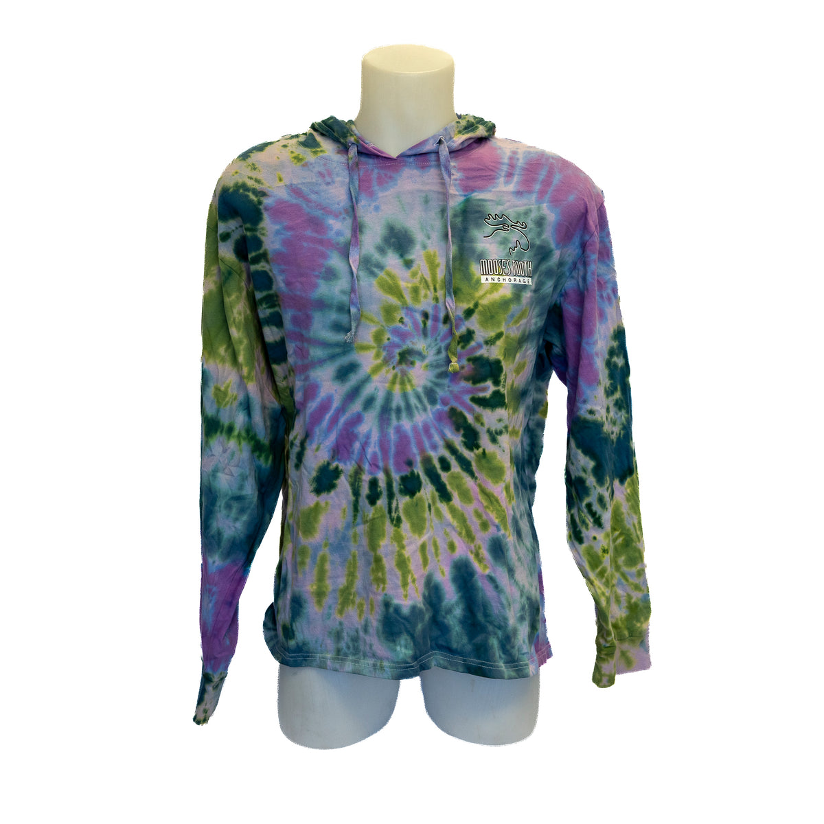 Moose's Tooth Tie-Dye Hooded Tee