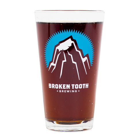 Broken Tooth Brewing Logo Pint Glass