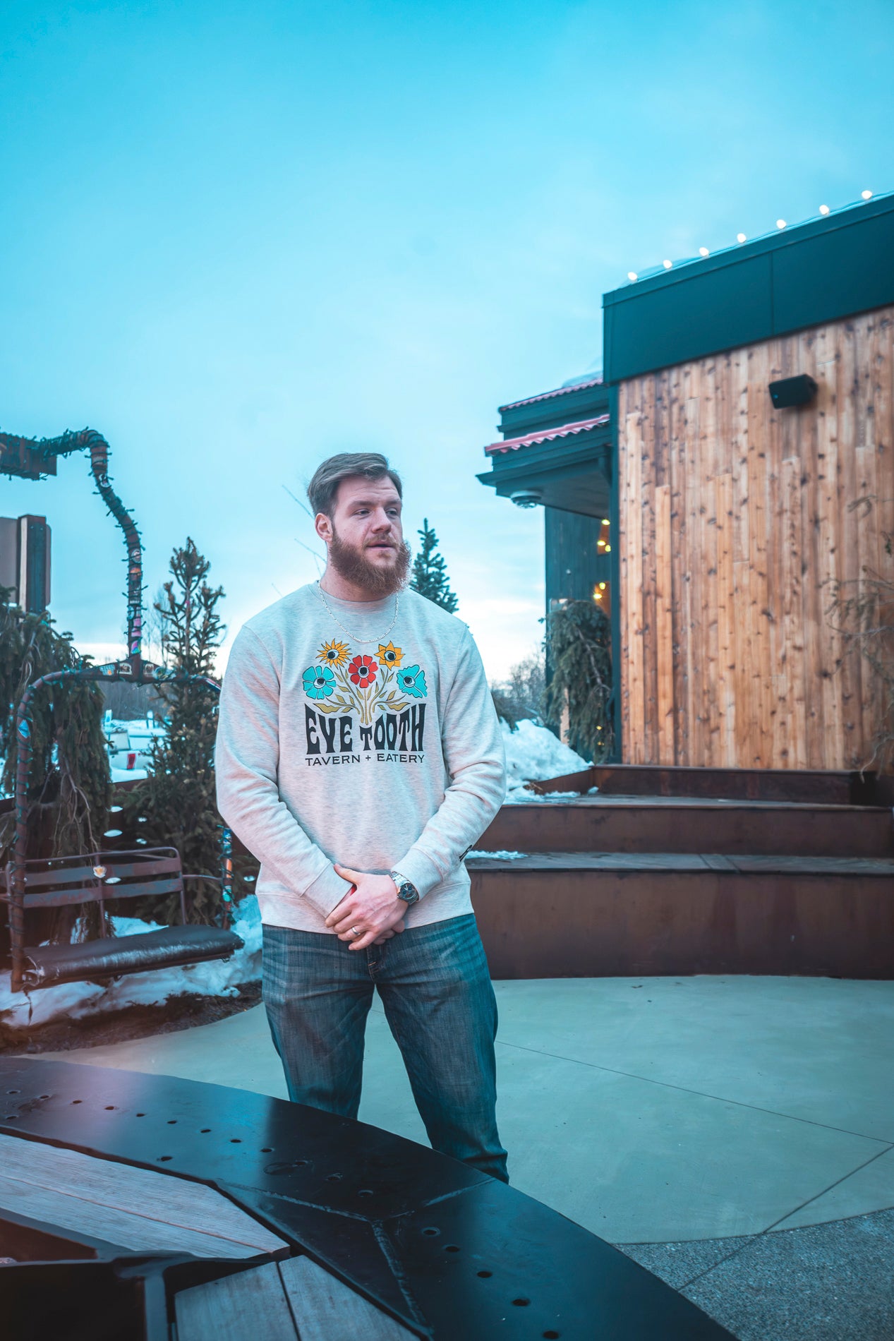 Eye Tooth Flowers Crewneck