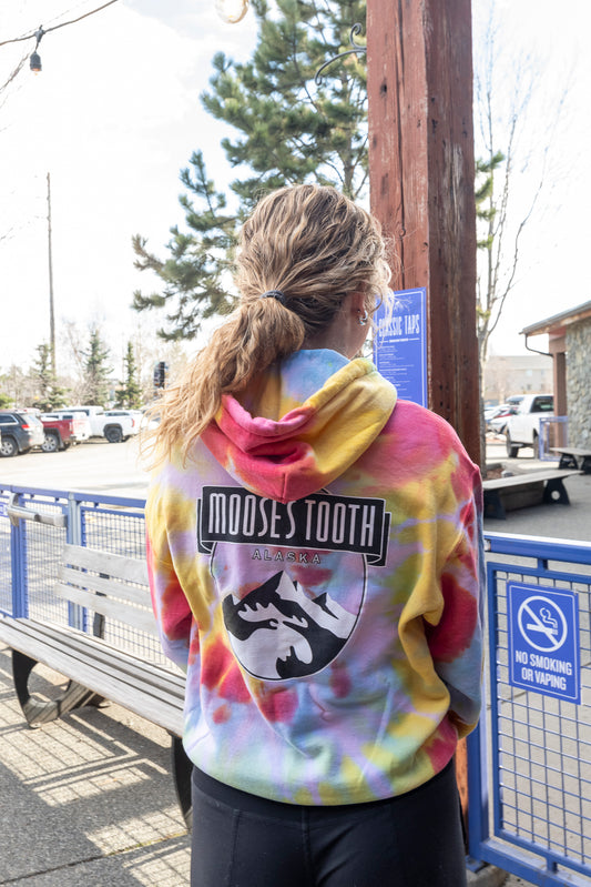 Moose's Tooth Tie-Dye Hoodie