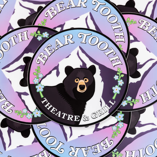 Sticker: Retro Bear Tooth