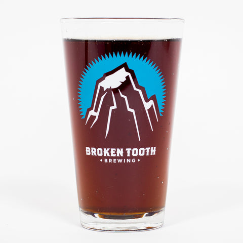 Broken Tooth Brewing Logo Pint Glass